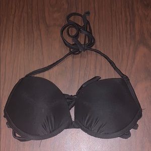 black bikini top